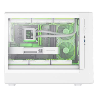 5. GameMax CLAW 360 WH Micro Tower Weiß
