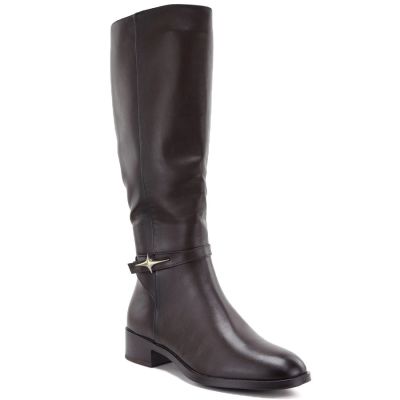 Damen-Offiziersstiefel in Schokoladenbraun Potocki SZ12862