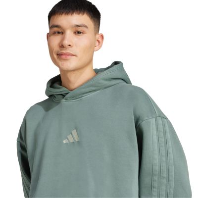 5. Herren-Sweatshirt adidas A SZN W FL HD grün JL6538