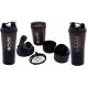 9. FITNESS-SHAKER-FLASCHE 500ML BLACK PURE 2 IMPROVE