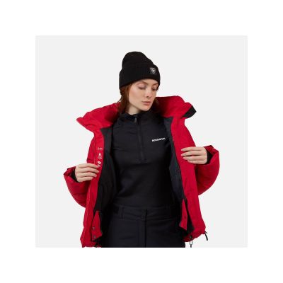 6. ROSSIGNOL W WISPILE RIPSTOP DOWN JKT Damen-Skijacke rot