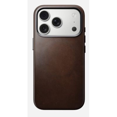 3. Nomad Traditionelle Lederhülle für 16 cm (6,3") Mobiltelefone Braun