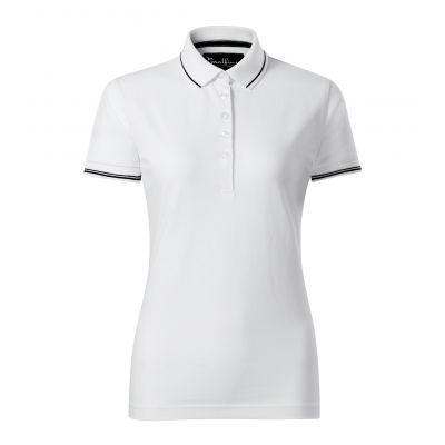 4. Malfini Perfection schlichtes Poloshirt W MLI-25300 weiß