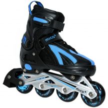 Mico Volt Blue Rollschuhe schwarz und blau PW-126B-9