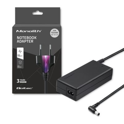 Qoltec 50076.90W Netzteil für Toshiba Notebooks (19 V; 4,9 A; 90 W; 5,5 mm x 2,5 mm)