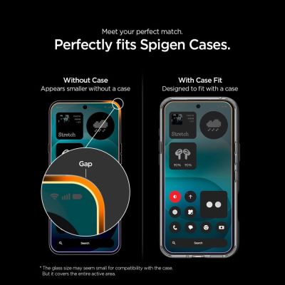 9. Spigen Glas.tR EZ Fit Pro 2er-Pack Panzerglas für das Nothing Phone 4A Pro