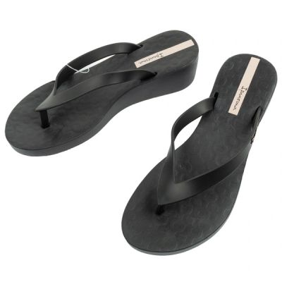 Ipanema Selfie Fem Damen-Flip-Flops, bequem, schwarz, modisch, Plateau