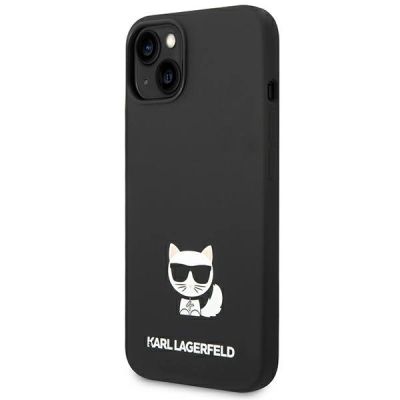 2. Karl Lagerfeld KLHCP14MSLCTBK iPhone 14 Plus 6,7 "Hardcase schwarz / schwarzer Choupette-Body aus Silikon