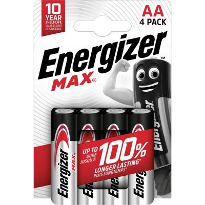 2. ENERGIZER ALKALINE-BATTERIEN MAX AA LR6, 4 STÜCK, ÖKO-VERPACKUNG