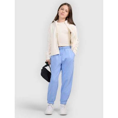 6. Normales Fleece ohne Kapuze für Mädchen 4F 4FJRSS26TFLEF507-11S