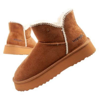 Wrangler Elsa Winterstiefel Stiefeletten isoliert bequem modisch Braun