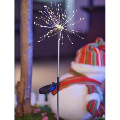 41. Solarlampe Löwenzahnbaum Feuerwerk 80cm 90 LED