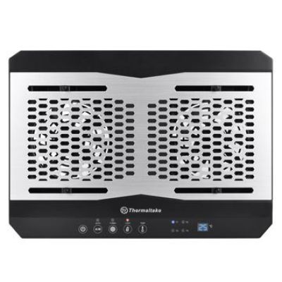 2. Laptop-Kühlpad Thermaltake Massive TM CL-N002-PL12BL-A (17.x Zoll; 2 Lüfter; Hub)