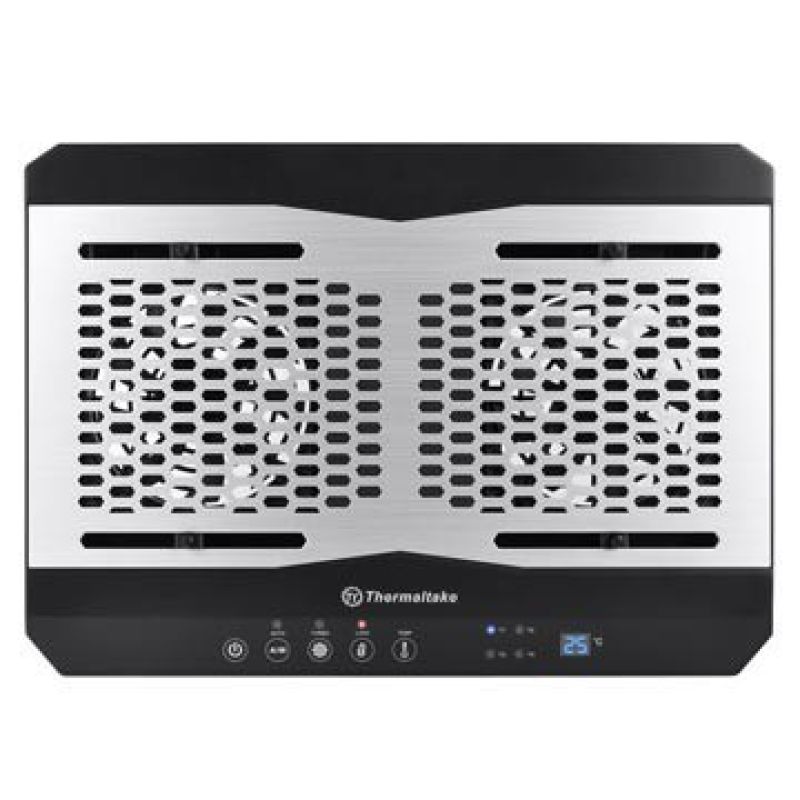 2. Laptop-Kühlpad Thermaltake Massive TM CL-N002-PL12BL-A (17.x Zoll; 2 Lüfter; Hub)