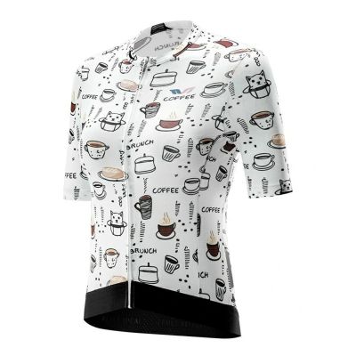 Rockbros 15110005004 Damen-Radtrikot Kurzarm M - Weiß