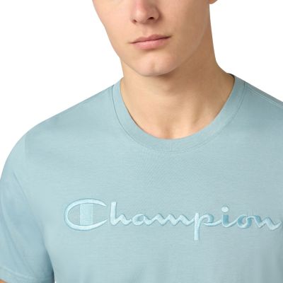 4. Champion Kurzarm-T-Shirt für Herren, Blau, 220273 BS221