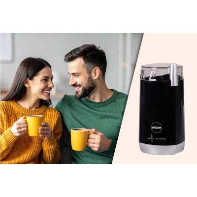 12. ELDOM Kaffeemühle MK40 CAFRO 180W Schwarz