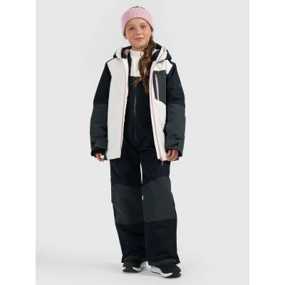 5. Snowboardjacke für Mädchen mit 10000er Membran, Größe 4F 4FJRAW25TTJAF1060-11S