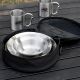 14. OFFLANDER EDELSTAHL-CAMPING-KOCHGESCHIRR-SET