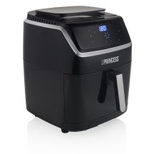Princess 182080 Einzel-Heißluftfritteuse 6,5 l, freistehend, 1700 W, Schwarz
