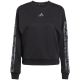 8. Damen adidas Animal Print 3-Streifen French Terry Sweatshirt Schwarz JM1835