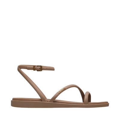 Crocs Miami Sandalen mit Knöchelriemen für Damen, Braun, 212256 2JJ