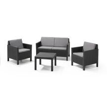 Keter Chicago 3+1 Graphit Gartenmöbelset