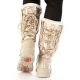 4. Rieker W RKR640 wasserdichte hohe Schneestiefel beige