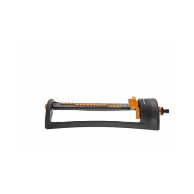 Fiskars 1023662 Gartensprenger, Metall, Kunststoff, Schwarz, Orange