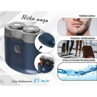 ADLER AD 2937 USB-Reiserasierer