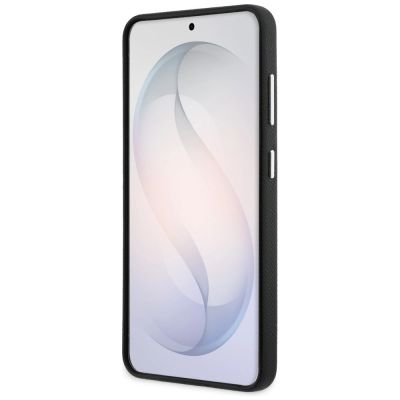 5. Karl Lagerfeld Saffiano Doppelkopf-Metallhülle für Samsung Galaxy S26 - Schwarz