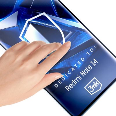 2. Gehärtetes Glas 3mk HardGlass Max Lite Black für Xiaomi Redmi Note 14 5G