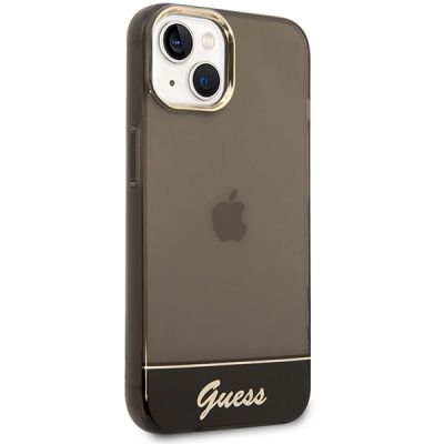 4. Guess GUHCP14SHGCOK iPhone 14 6.1 "schwarz / schwarz Hardcase Durchscheinend