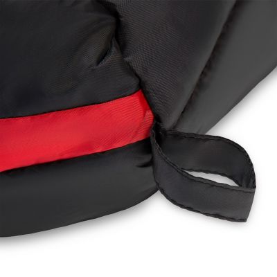 12. NILS CAMP NC2012 Schlafsack schwarz und rot