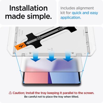 2. Spigen Glas.tR EZ Fit gehärtetes Glas für iPad Pro 13'' 2024