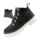 O'Neill Winterstiefel Damen Wanderstiefel Stiefeletten modisch Schwarz Weiß