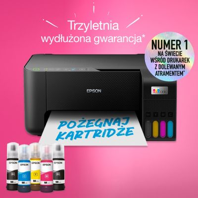 4. Epson EcoTank L3270 WiFi Schwarzer Multifunktionsdrucker