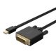 Orico XD-MDTD Mini DisplayPort auf DVI Full HD 60 Hz Kabel 3 m - Schwarz