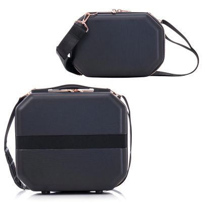 4. SET KULTURTASCHE + TASCHE ABS T5821-6 SCHWARZ SEMI LINE