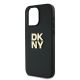 5. DKNY Wrist Strap Stock Logo Hülle für iPhone 15 Pro Max – Schwarz