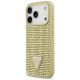 2. Guess Strass Dreieck Logo iPhone 17 Pro Hülle - Gold