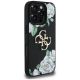 4. Guess Grained Roses Big 4G Logo iPhone 16 Pro Hülle - Schwarz