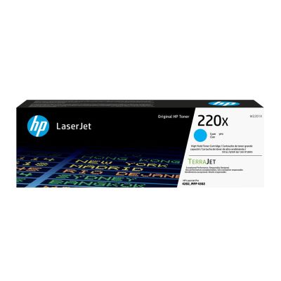34. Original HP 220X LaserJet Cyan Tonerkartusche