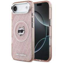 Karl Lagerfeld IML Choupette Head Logo MagSafe Hülle für iPhone 17 Air - Pink