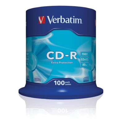 Verbatim 43411 CD (700 MB; 52x; 100 Stück; Kuchen)