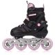 6. Meteor Rollschuhe L 38-41 Urbo Schwarz/Pink