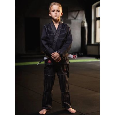 BJJ Kimono / GI für Kinder Schwarz + GRATIS Gürtel - X-SERIES M0