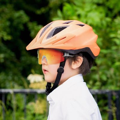 4. Rockbros Kinder-Fahrradbrille, polarisiert, UV-Schutz, Grau