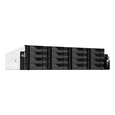 2. Asustor LOCKERSTOR 16R Pro Gen2 NAS Desktop AMD Ryzen™ 7 7745 16 GB DDR5 0 TB Schwarz, Stahl