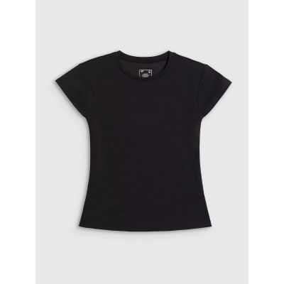 5. Damen-T-Shirt, schmal geschnitten, einfarbig, Größe 4F 4FRSS26TTSHF4520-20S